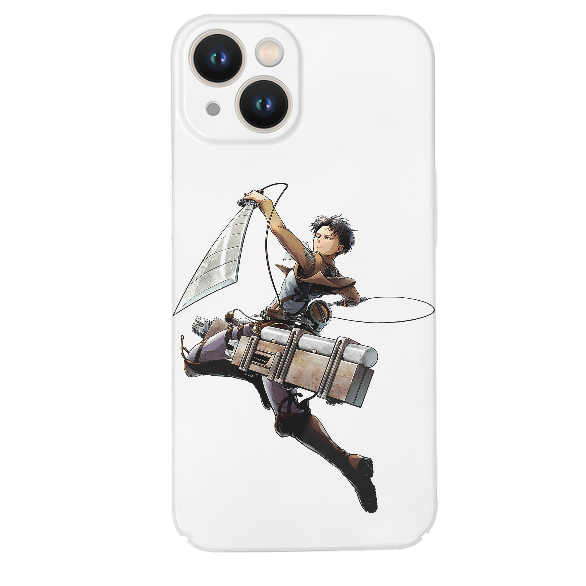 （画像用） 進撃の巨人 リヴァイ·アッカーマン Attack on Titan Levi Ackerman 【iPhone 14シリーズ対応】ハードケース
